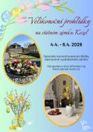 VELIKONOČNÍ PROHLÍDKY NA STÁTNÍM ZÁMKU KOZEL