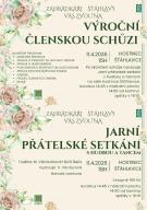 ČZS ŠŤÁHLAVY - VÝROČNÍ ČLENSKÁ SCHŮZE A JARNÍ PŘÁTELSKÉPOSEZENÍ