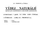 AG PRODUKT A.S. - VÝDEJ NATURÁLIÍ PRO ZAMĚSTNANCE A AKCIONÁŘE  1