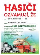 SDH ŠŤÁHLAVY - SBĚR ELEKTROZAŘÍZENÍ
